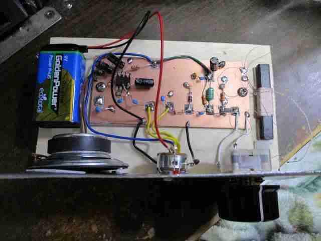 CHERRY 4石ラジオキット　CK-411K レフレックス回路　希少レア 4石レフレックスラジオキットCHERRY CK-411を組み立てた: 今日を生きた証